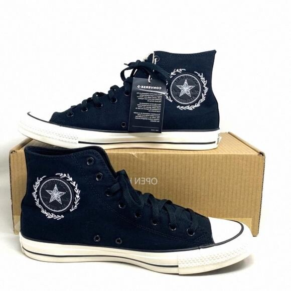 Converse Chuck Taylor Sneakers Hi Casual Black Shoes 152620C-BKW Custom Men For - Picture 6 of 13